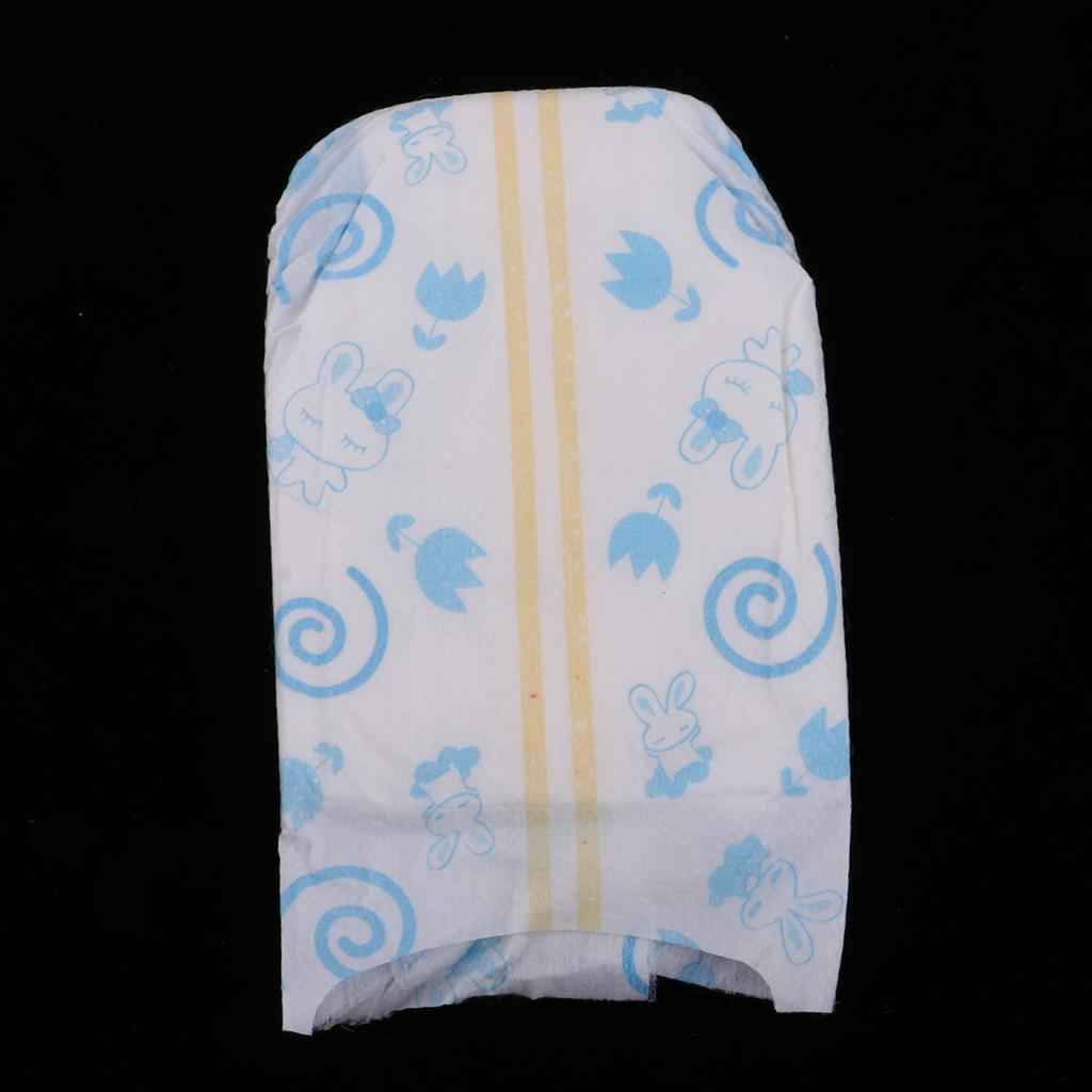 Blue Baby Doll Diapers Set Reusable Nappy Pants for 18'' American Doll