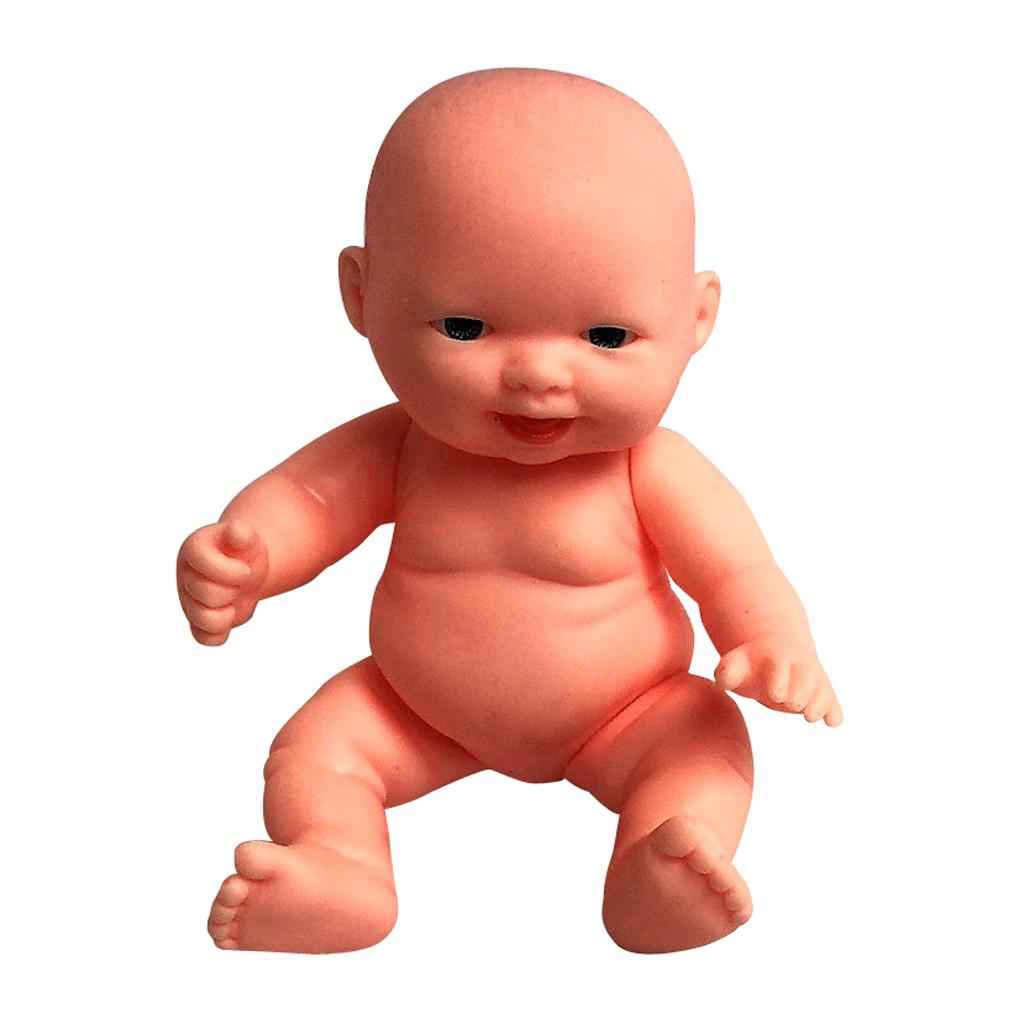 11cm Realistic Baby Doll Vinyl Newborn Infant Simulation Model Kids Toys