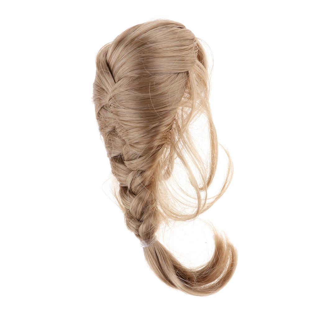 Adorable Mini Dolls Hair Centipede Braid Wig Hairpiece For 1/8 BJD Accessory