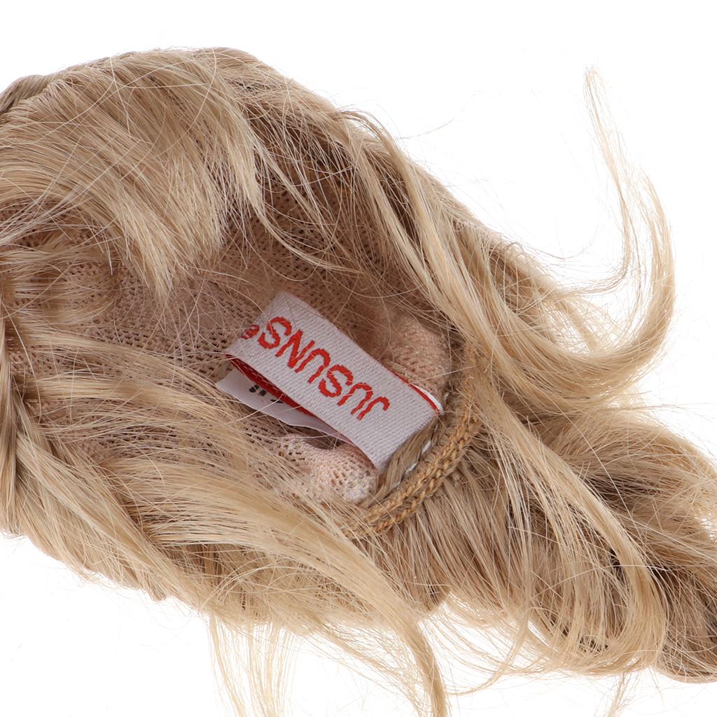 Adorable Mini Dolls Hair Centipede Braid Wig Hairpiece For 1/8 BJD Accessory