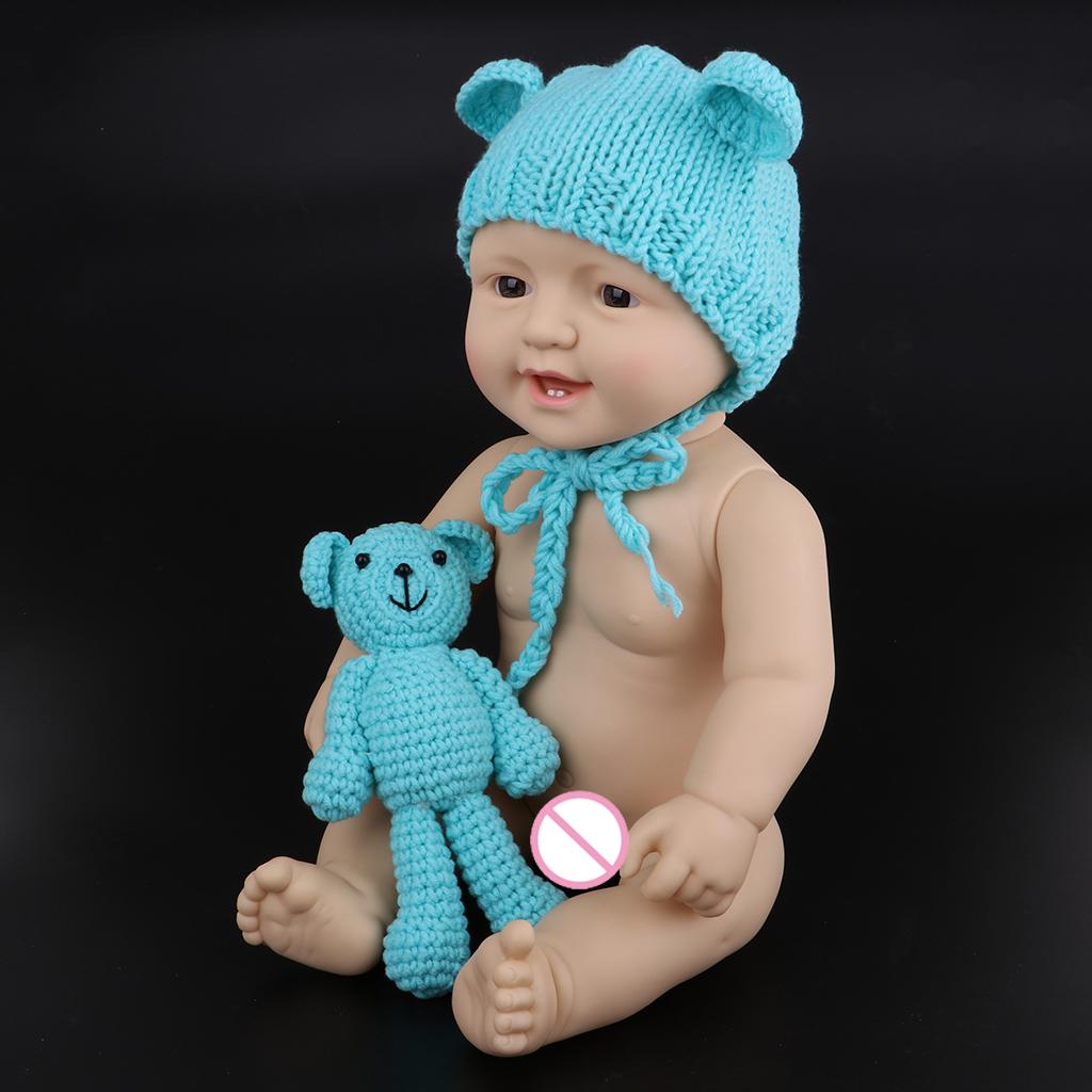 50cm Real Life Newborn Baby Boy Doll Vinyl Infant Nursery Practice Toy Gift