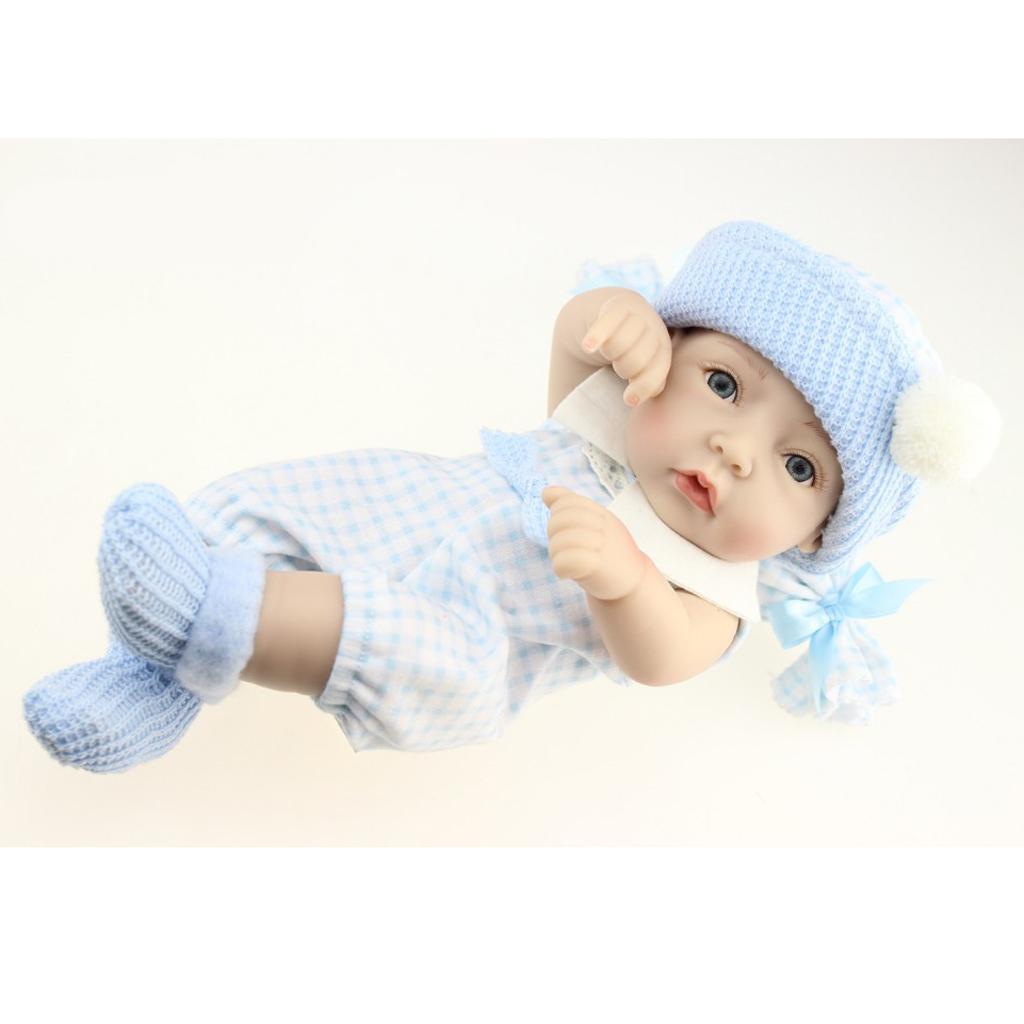 12inch Full Silicone Reborn Doll Newborn Twins Baby Girl Doll Birthday Gift