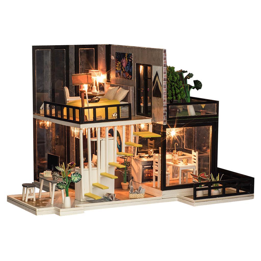 1:24 DIY Miniature Dollhouse Dolls House Kids Toy Gift - September Forest