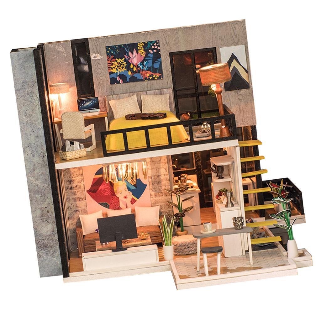 1:24 DIY Miniature Dollhouse Dolls House Kids Toy Gift - September Forest