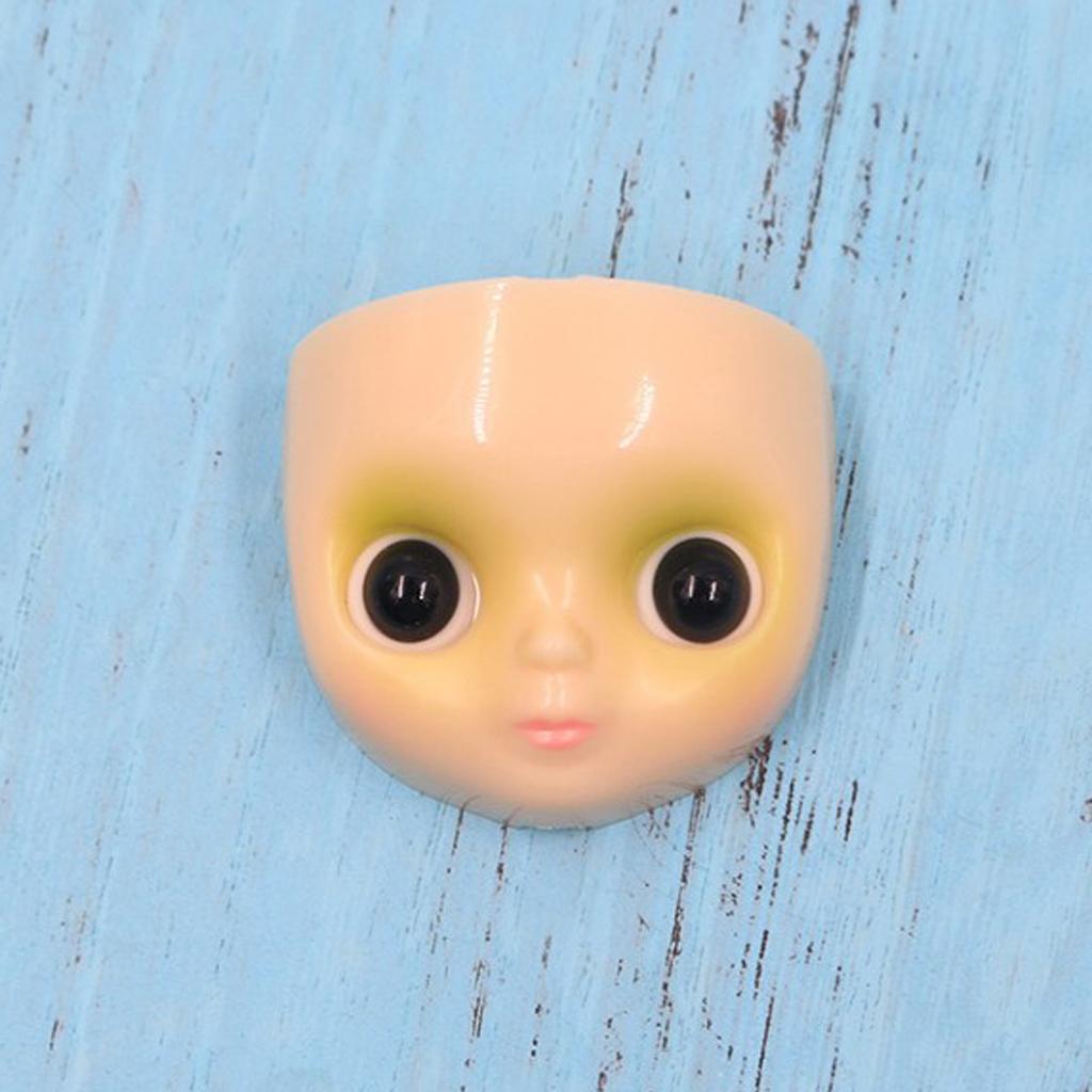 Acrylic Plastic Round Iris Eyes Black Eyeball For Mini Blythe Doll Accessory