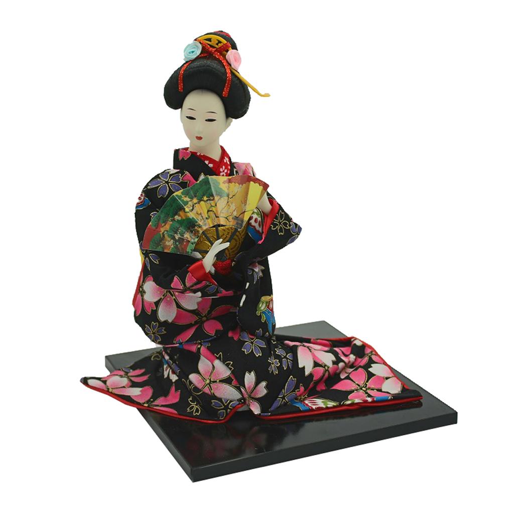 16inch Vintage Japanese Kimono Doll Oriental Kokeshi Geisha Doll Model #2