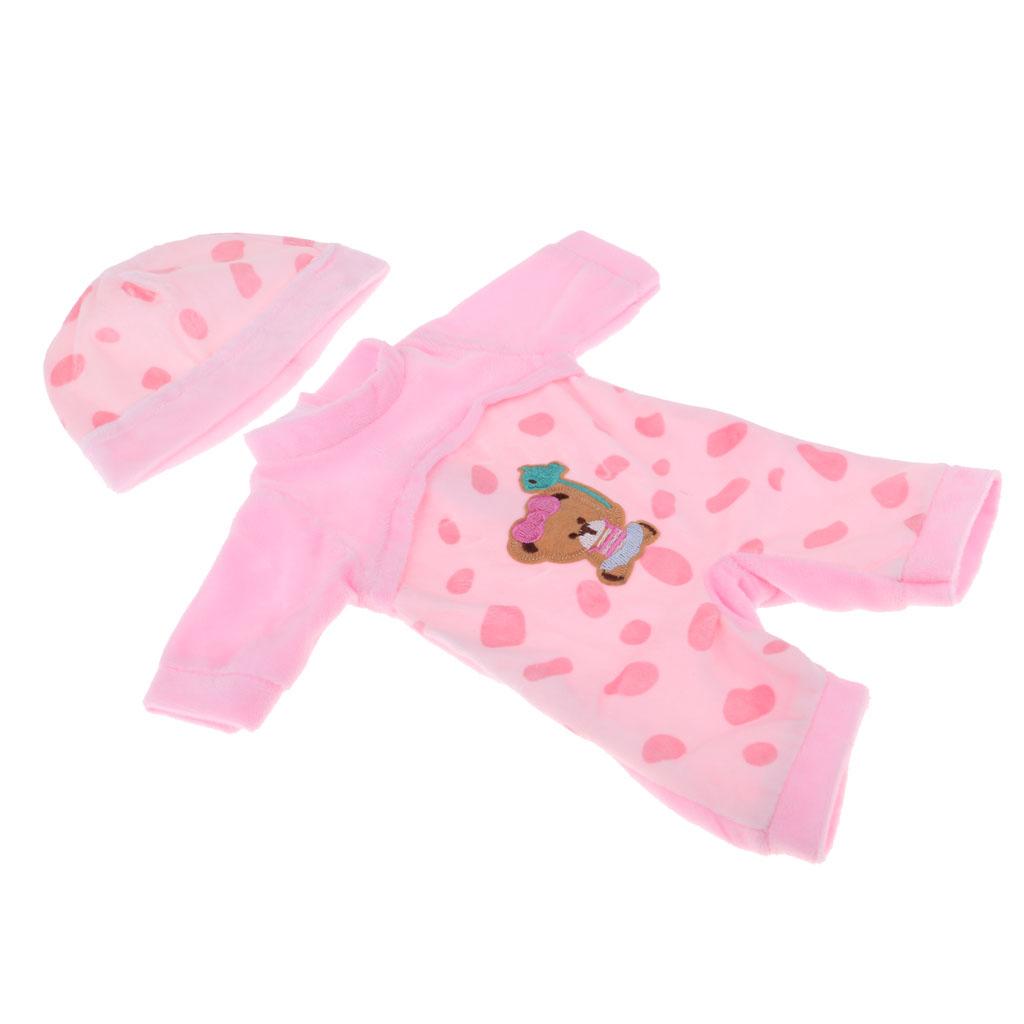 Lovely Doll Pink Dotted Jumpsuit for 16inch Salon Doll Dress Up Accessory