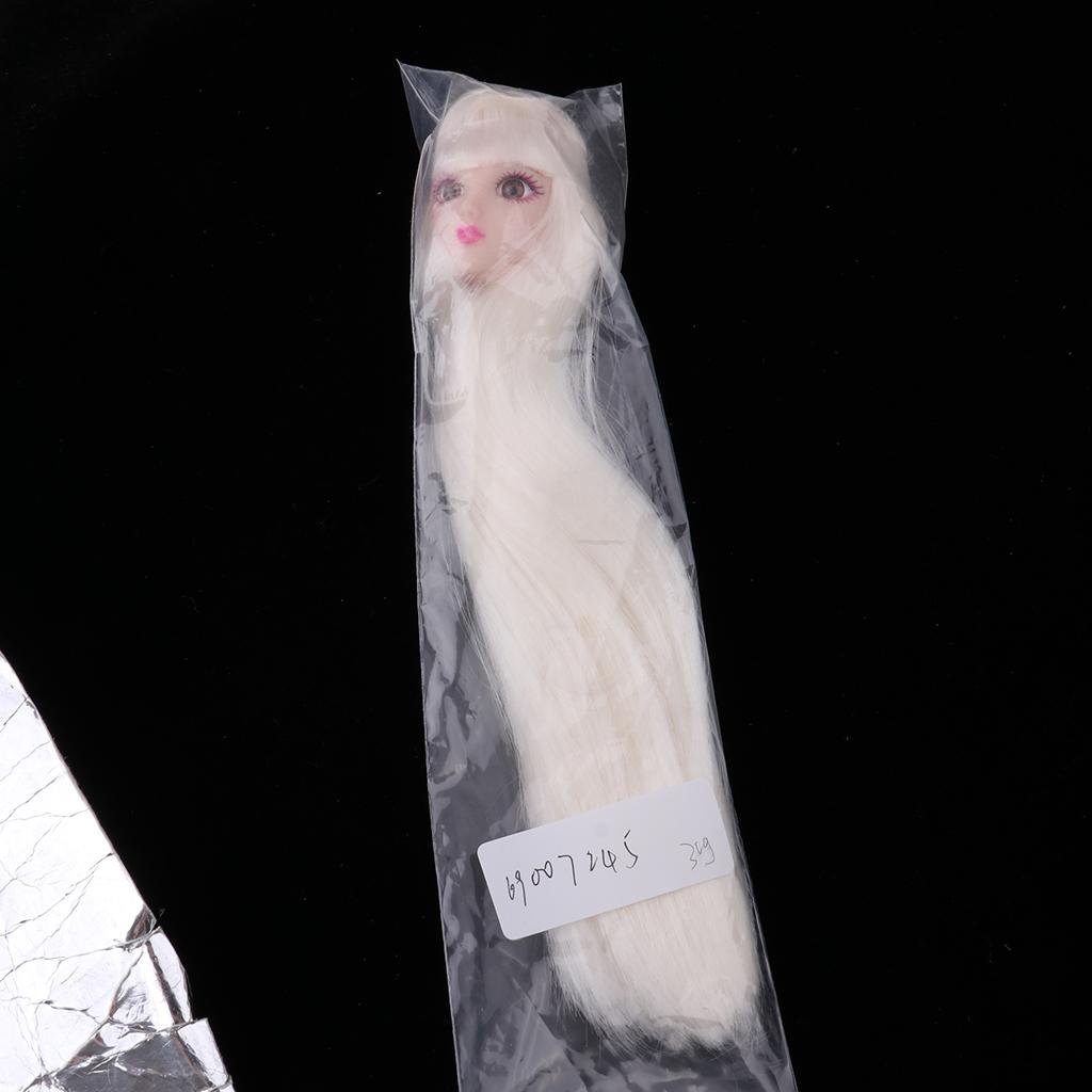 1/6 BJD Head Sculpt Mold With Blond Hair Doll Custom Replacement Body Parts
