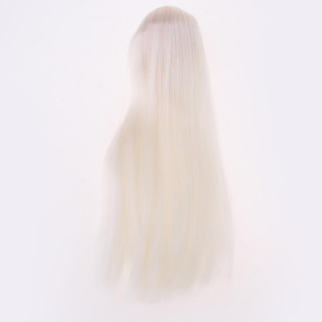 1/6 BJD Head Sculpt Mold With Blond Hair Doll Custom Replacement Body Parts