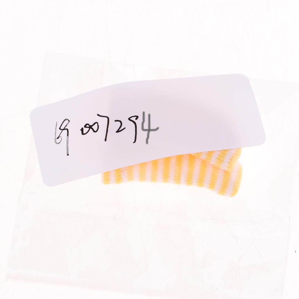 Lovely Striped Socks Clothes for OB11 Obitsu11 Dolls Accessories Yellow