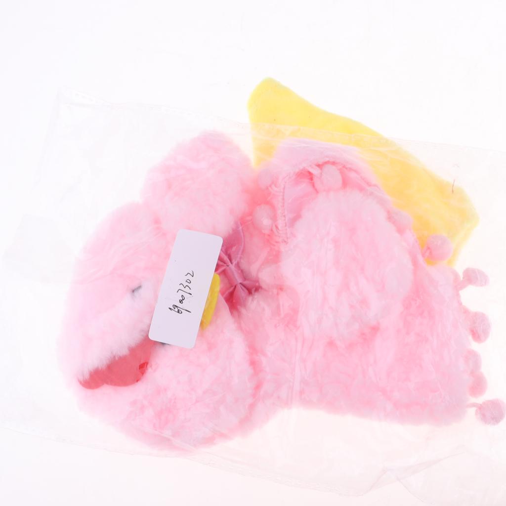Inverness Style Plush Cape Cloak Boots & Jumpsuits for 25cm Mellchan Doll