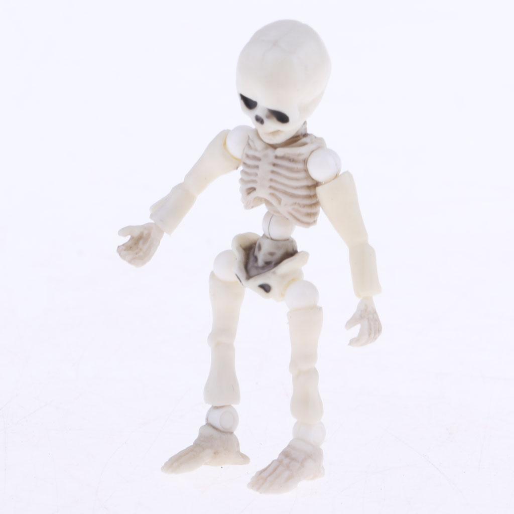 High Quality 5.4cm Skeleton Doll Figures for Dollhouse Decor Kids Playset