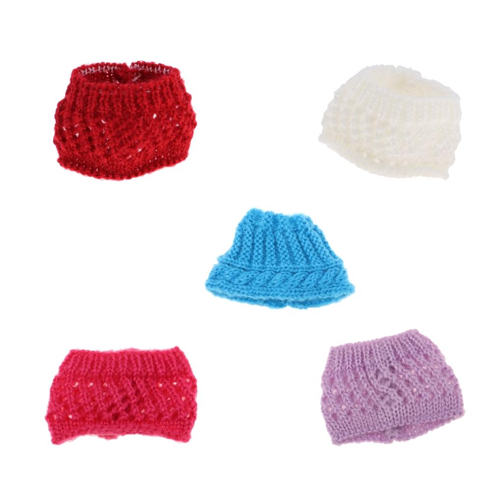 1/6 Warm Knitted Doll Winter Hat for 30cm Doll Clothes Accessories Blue