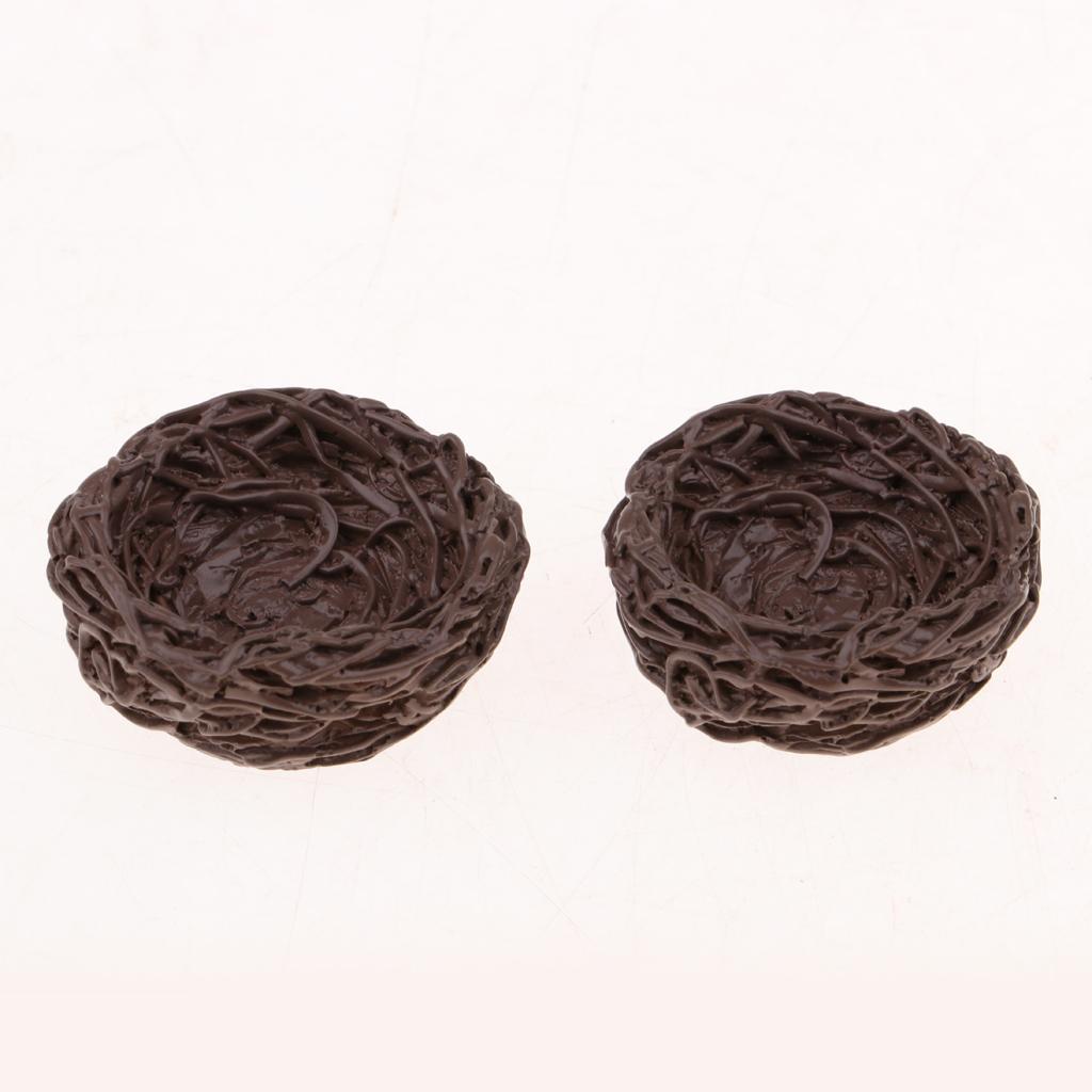 1/12 Scale Dollhouse Miniature Kitchen Resin Bird's Nest Model Set 10 Pieces