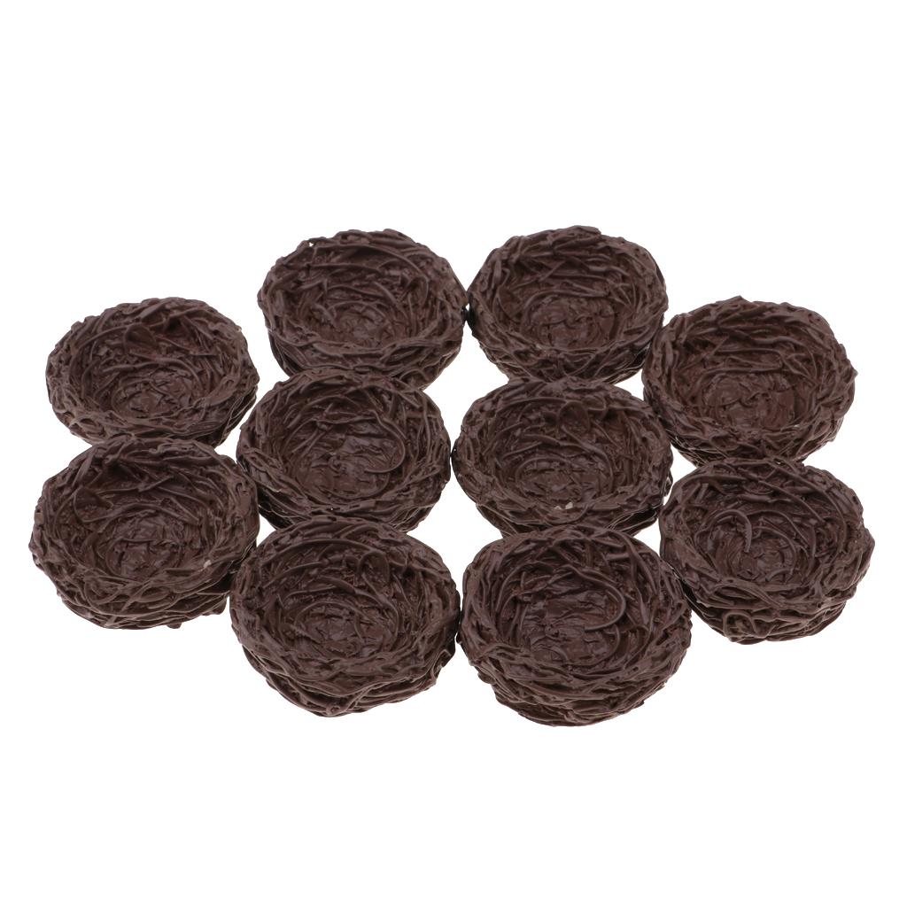 1/12 Scale Dollhouse Miniature Kitchen Resin Bird's Nest Model Set 10 Pieces