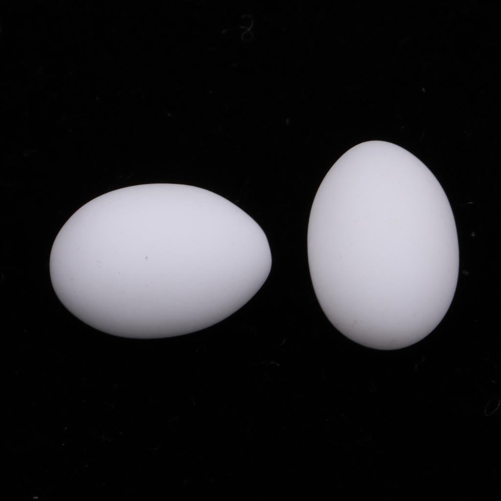 1:12 Dollhouse Miniature Chicken Egg 20pcs Kitchen Daining Room Decor White