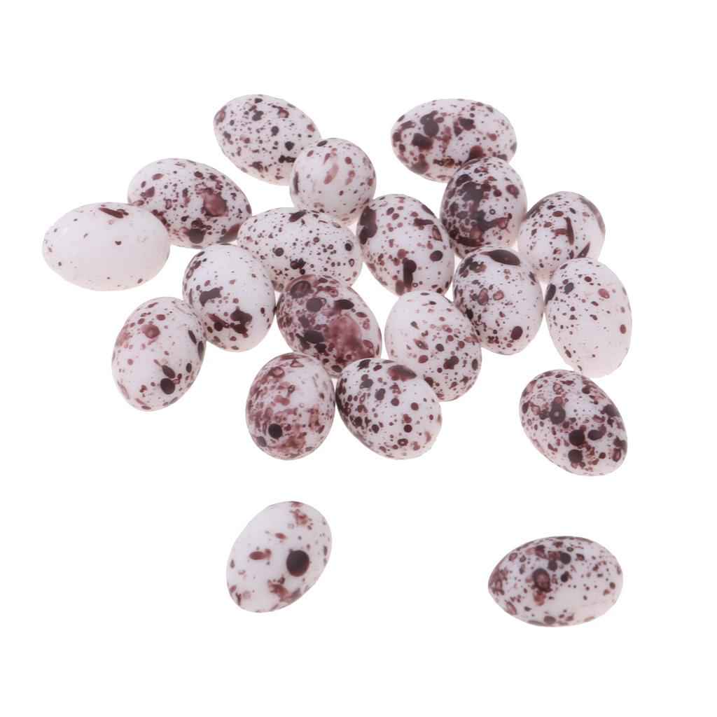 1:12 Dollhouse Miniature Quail Egg 20pcs Kitchen Daining Room Decoration