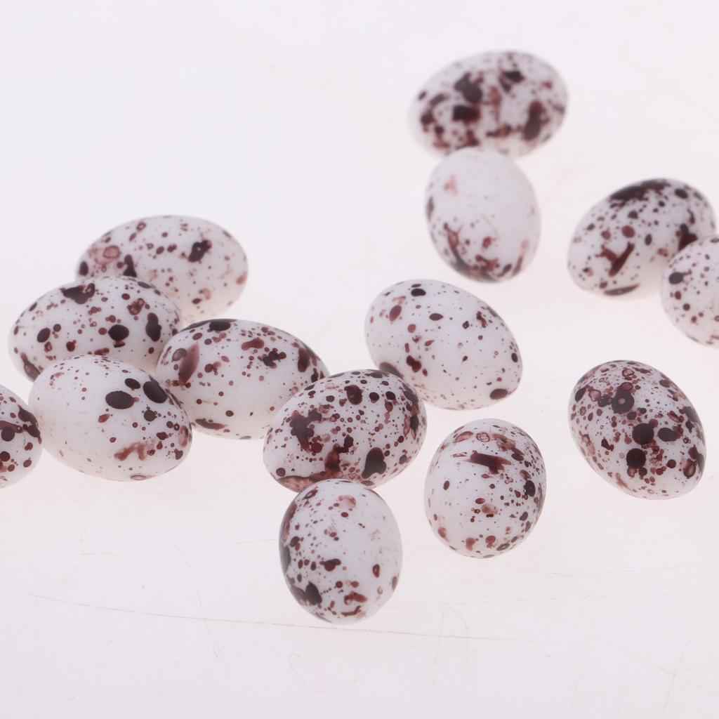 1:12 Dollhouse Miniature Quail Egg 20pcs Kitchen Daining Room Decoration