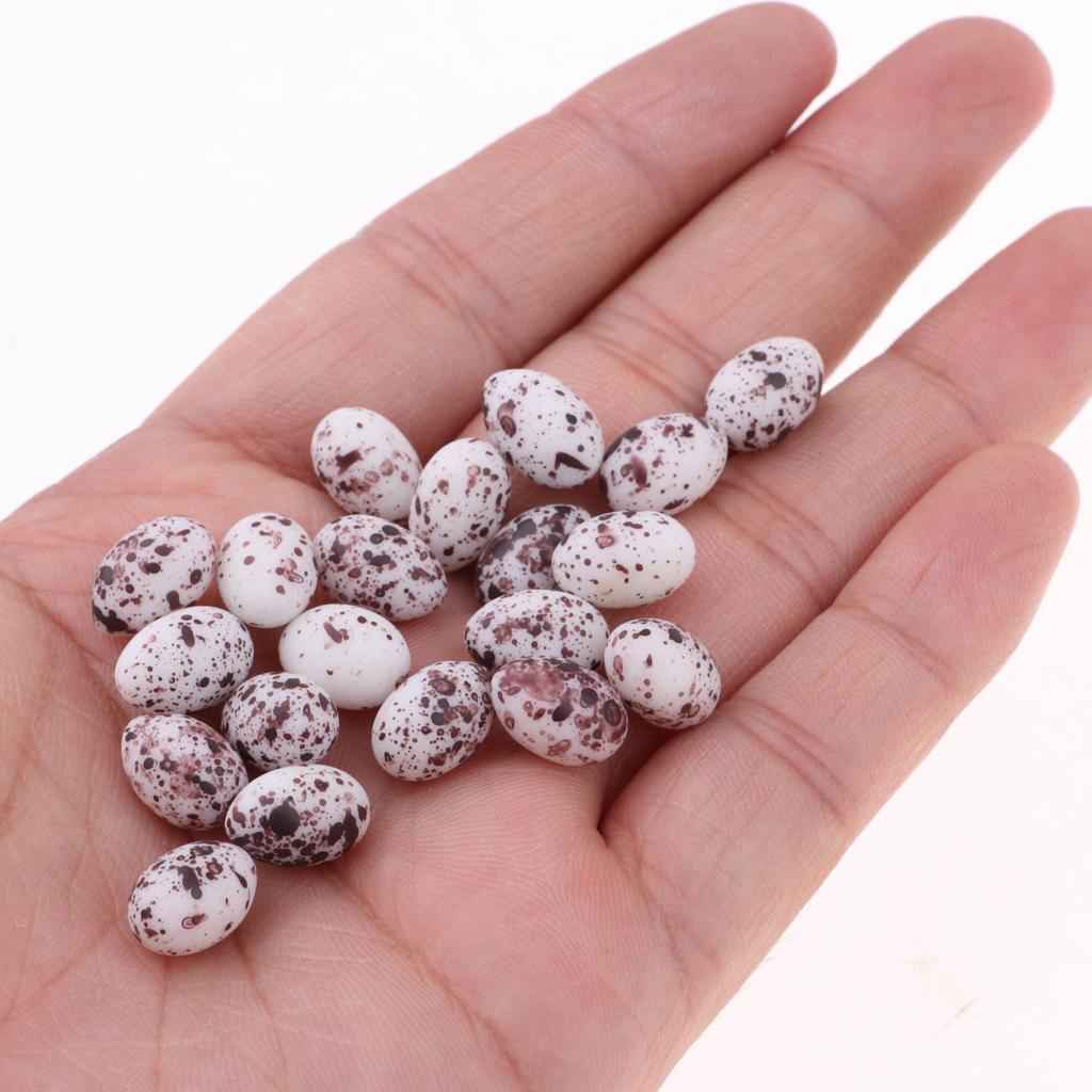 1:12 Dollhouse Miniature Quail Egg 20pcs Kitchen Daining Room Decoration