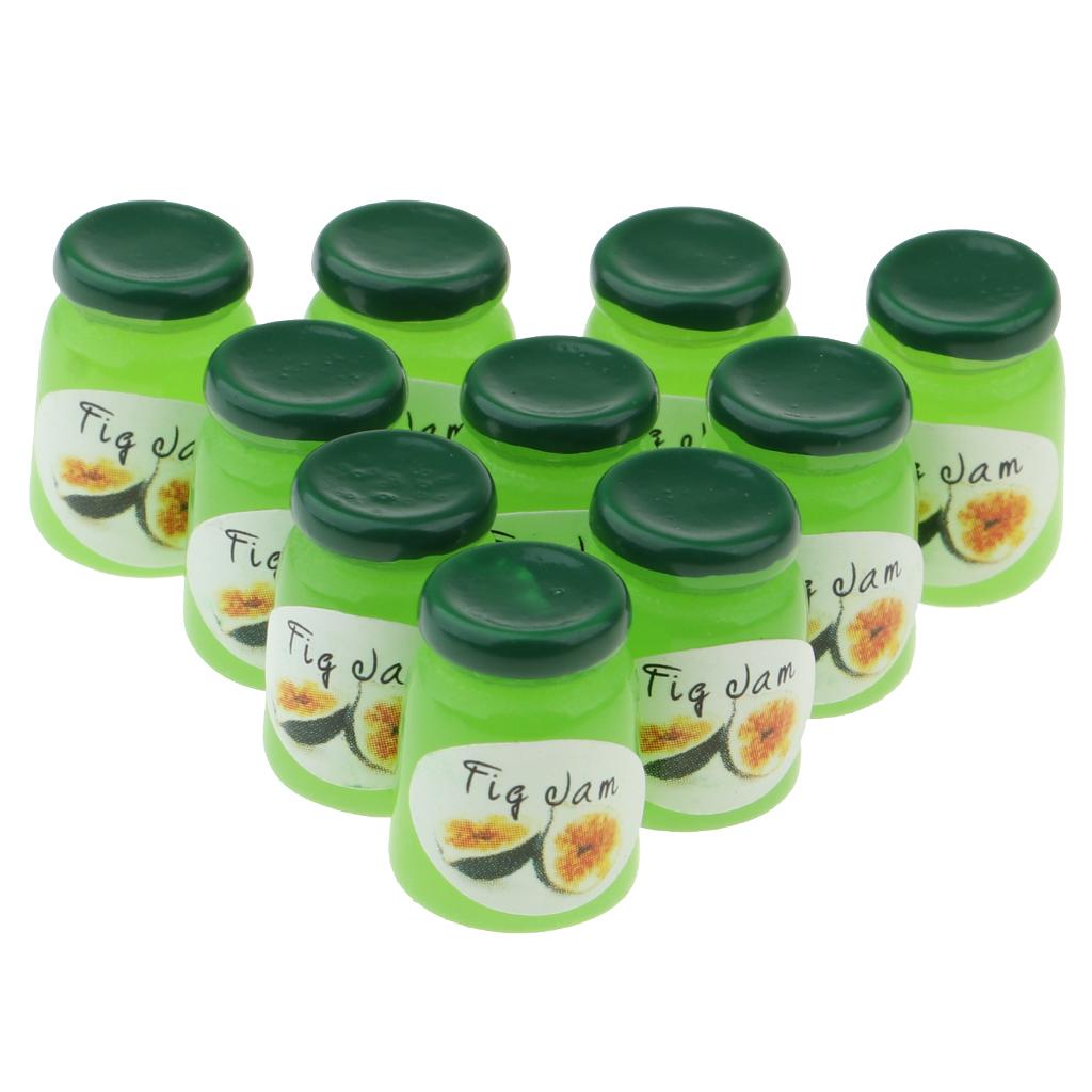 1/12 Dollhouse Miniature Fig Jam Bottles Groceries Food Kitchen Accessories