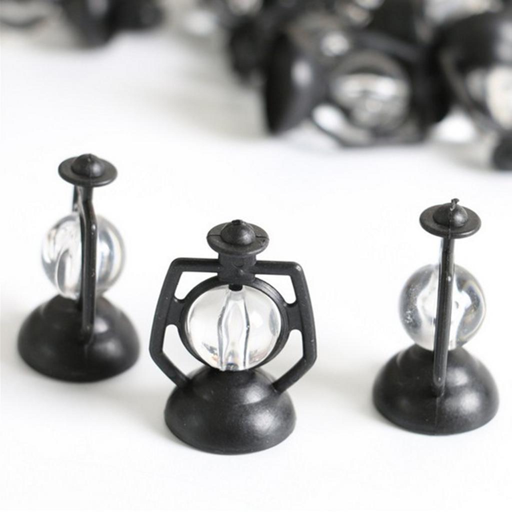 5 Pieces Dollhouse Miniature Kerosene Lamp Model Room Desk Decor Accessory