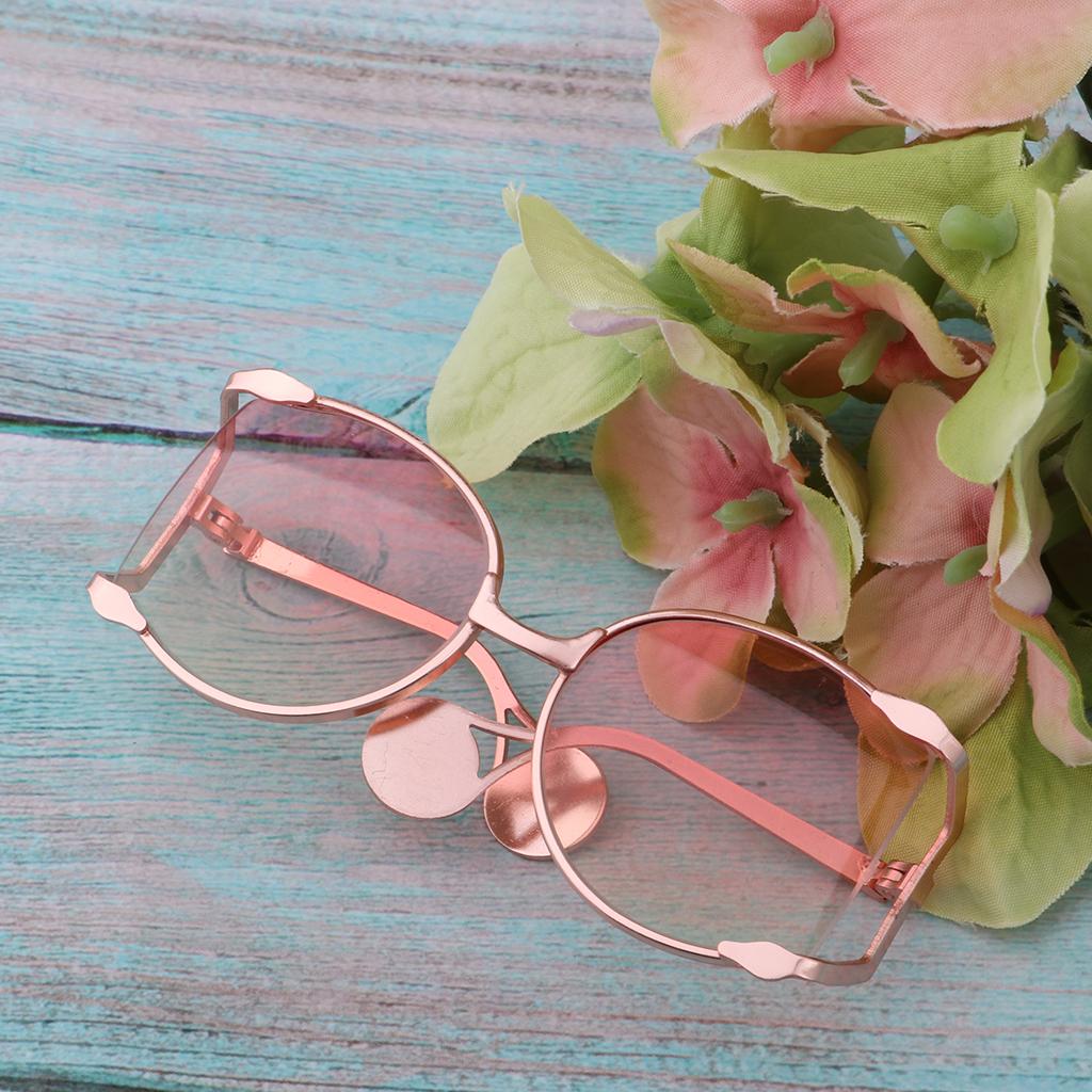 Cool Sunglasses Glasses for Blythe Doll Pet Toy Clothes Accessories Golden F