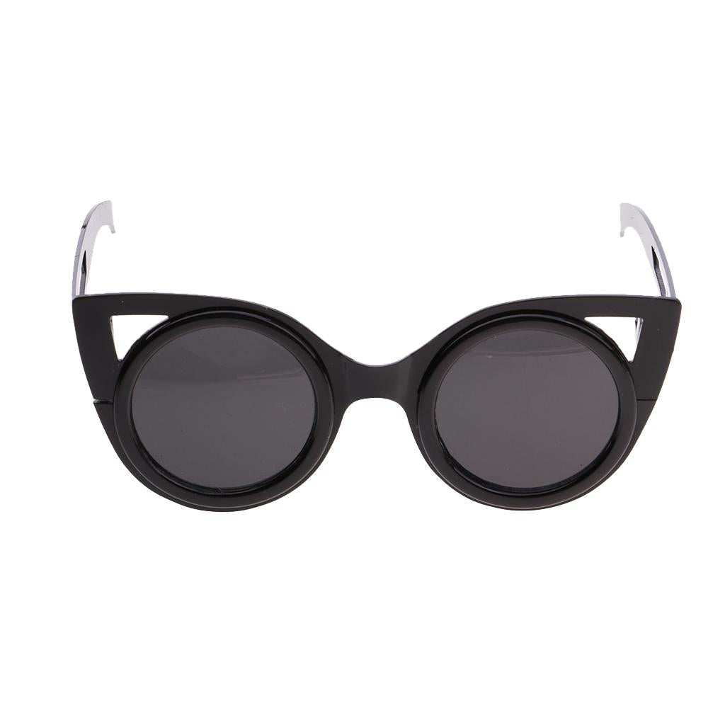 Cute Doll Frame Sunglasses Eyewear for 1/6 Blythe Dolls Wear Accs Black B