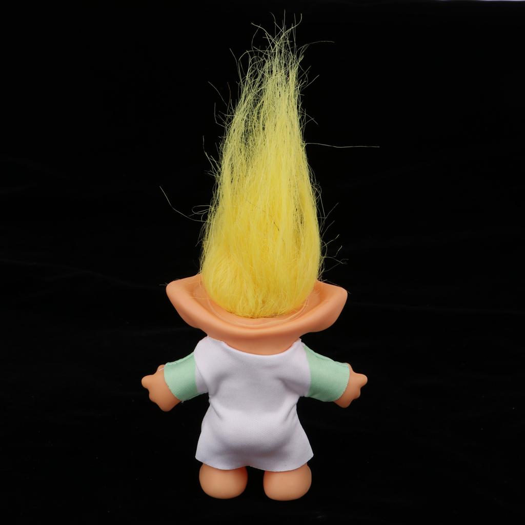 Delicate Lucky Troll Doll Mini Action Figures Toy Cake Decorations #3
