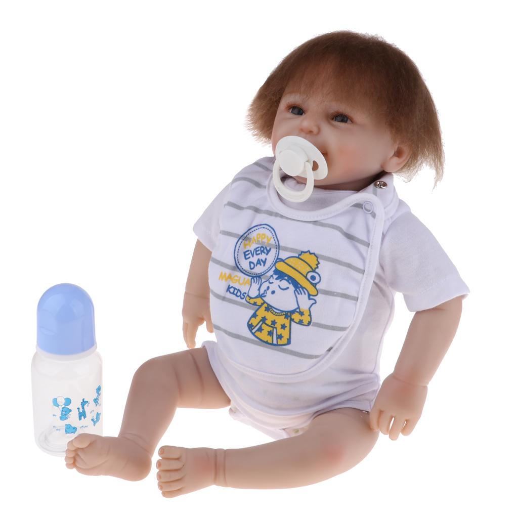 50cm Lifelike Silicone Vinyl Reborn Dolls Newborn Babies Doll Alive Dolls
