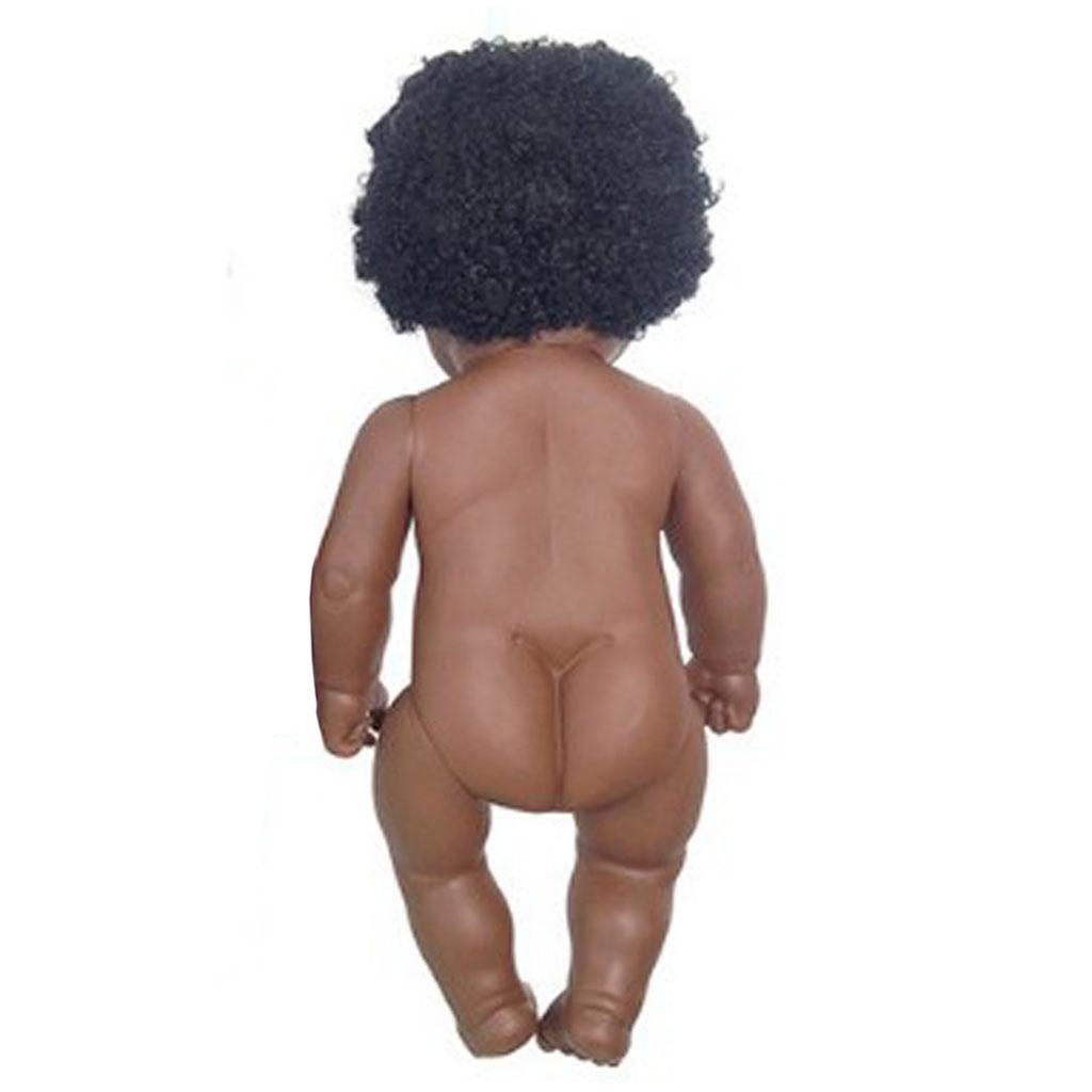 20 Reborn African American Baby Girl Doll Vinyl Newborn Toddler Doll"