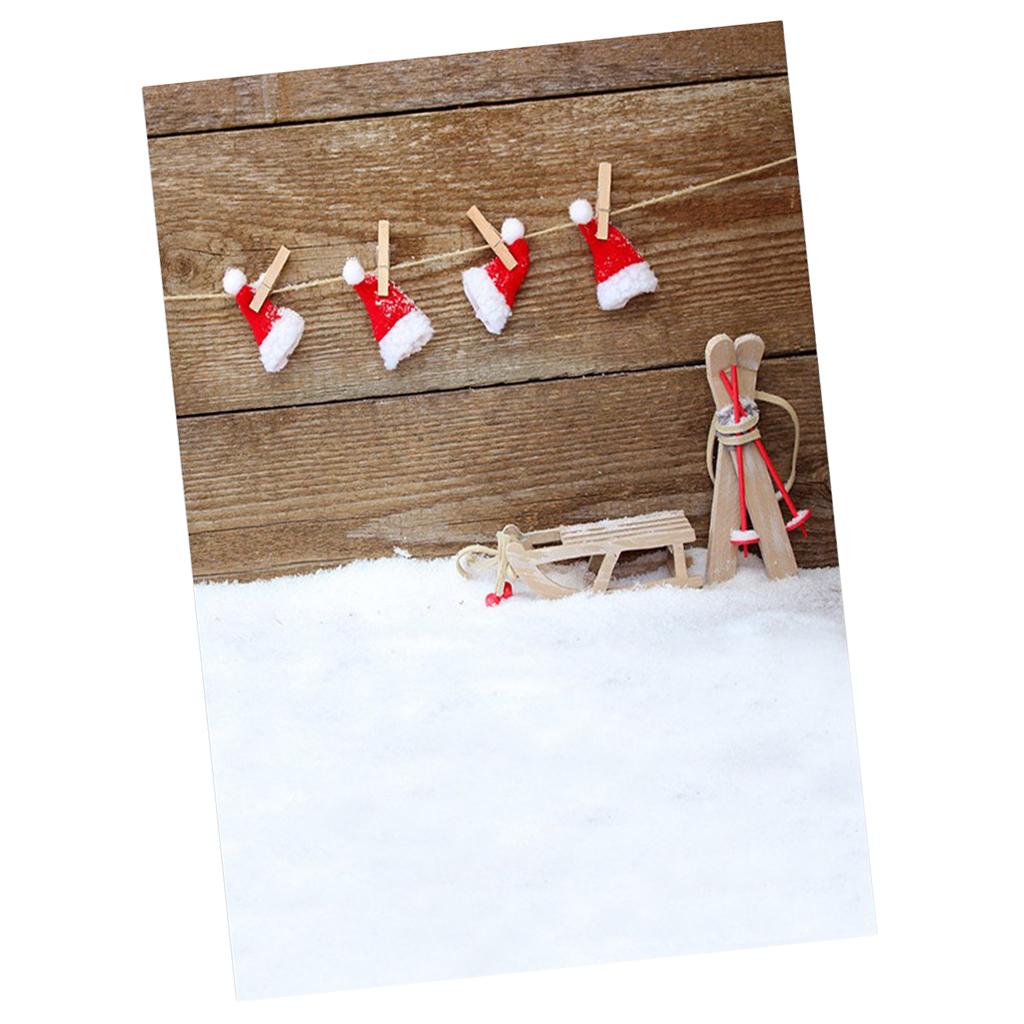 Backdrop Background For Dolls Photography Xmas Hat Scenes Props 50x90cm