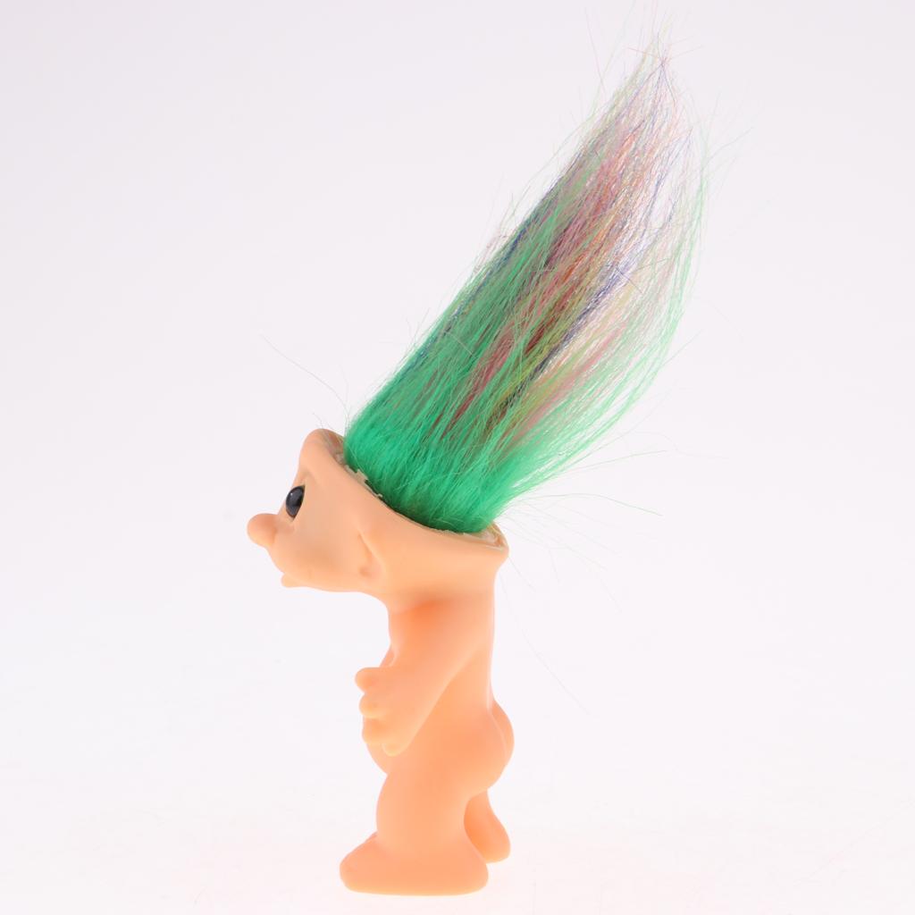 Delicate Nude Lucky Troll Doll Mini Action Figures Toy Collections Colorful