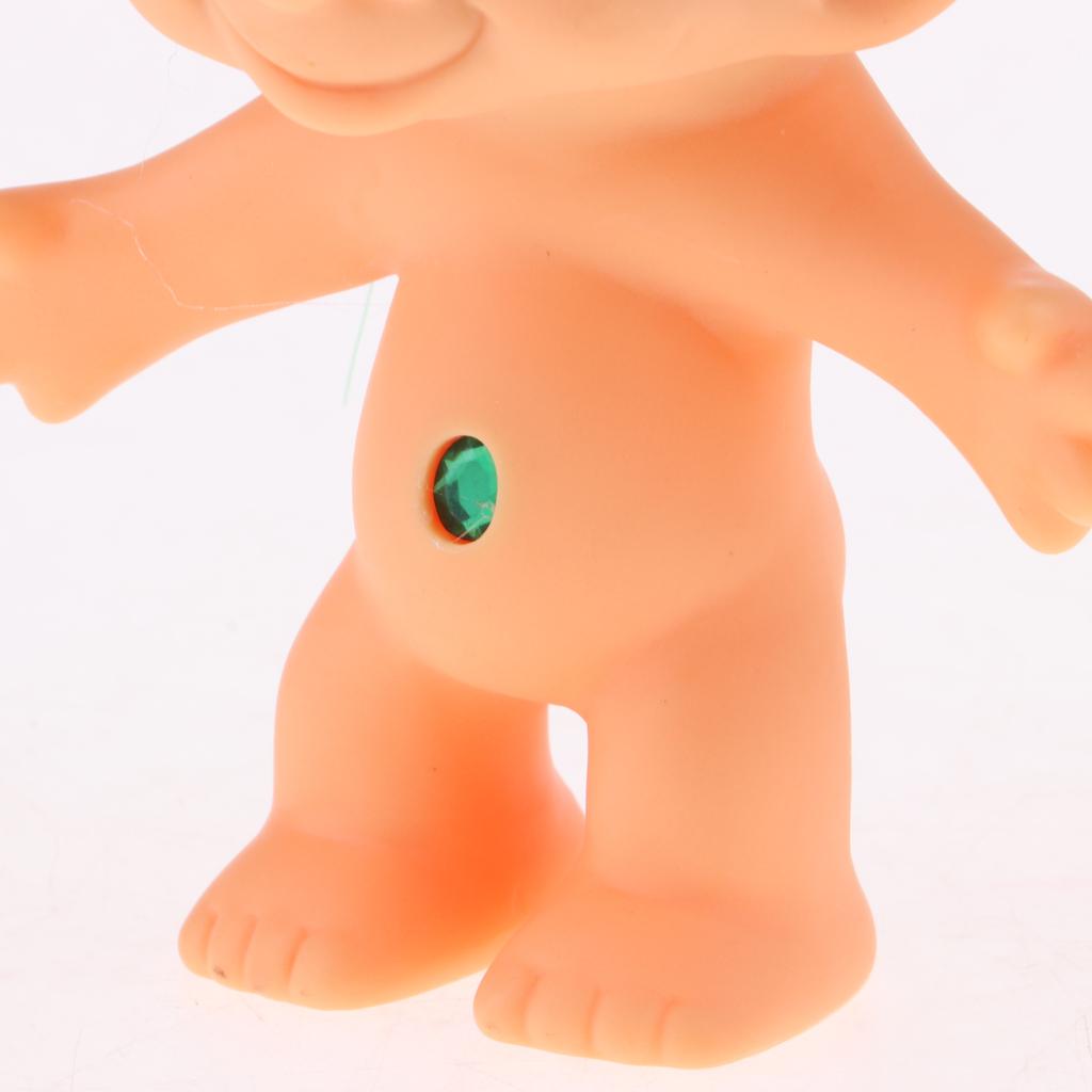 Delicate Nude Lucky Troll Doll Mini Action Figures Toy Collections Colorful