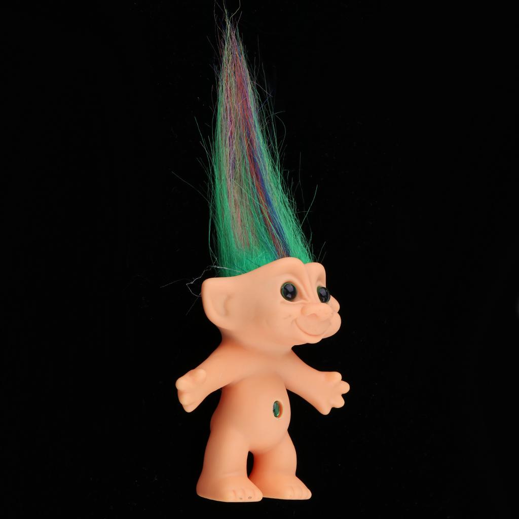 Delicate Nude Lucky Troll Doll Mini Action Figures Toy Collections Colorful