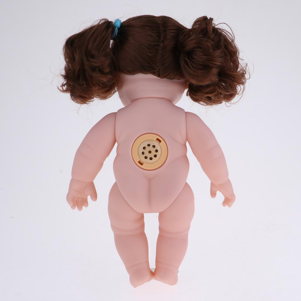 30cm Lifelike Vinyl Baby Doll Realistic Reborn Infant Baby Girl with Accs