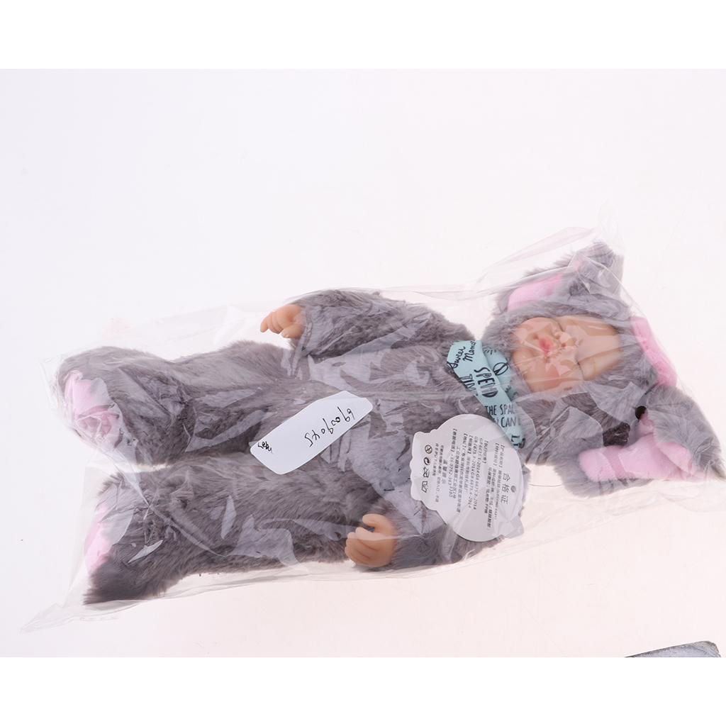 Lovely Plush Stuffed Toys Sleeping Baby Dolls Reborn Doll Kids Toy Xmas Gift