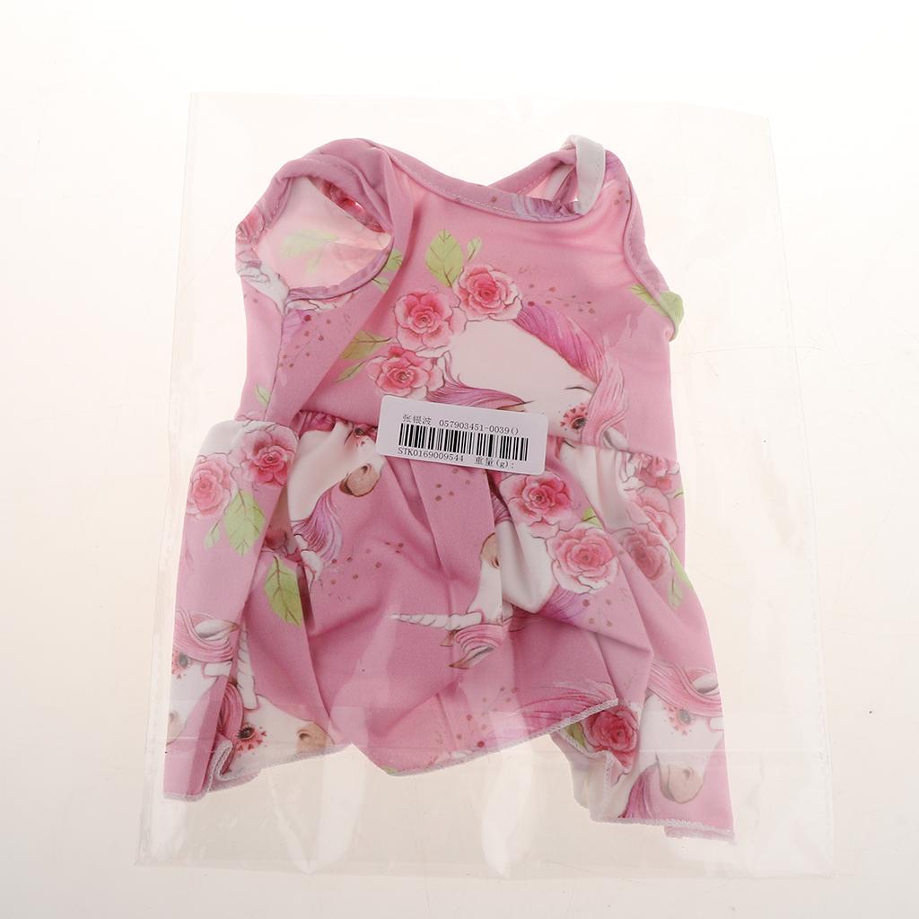 18inch Fashion Doll Outfits Princess Dress for Dolls Pink