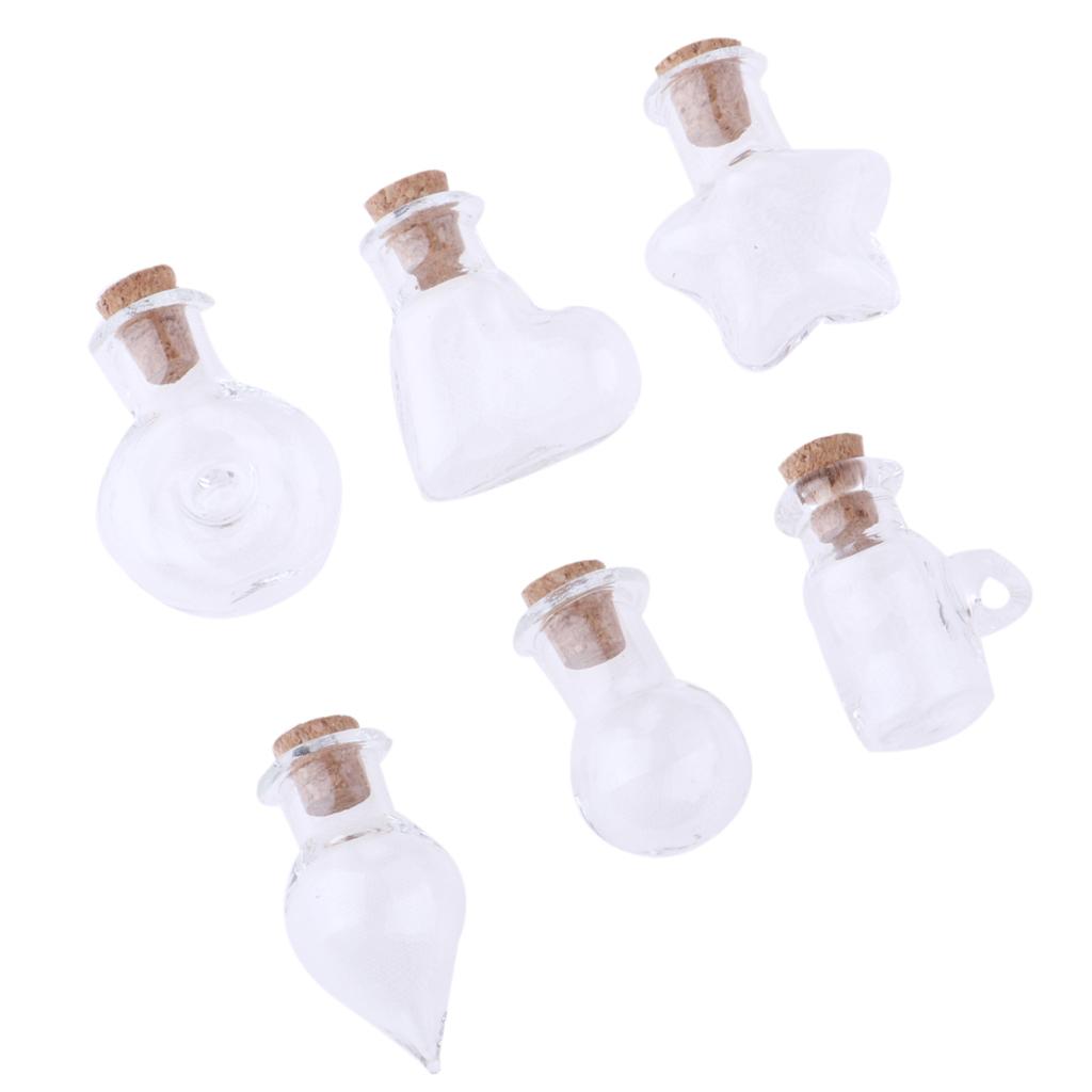 1/12 Dollhouse Miniature Creative Wishing Bottle Desktop Ornament Gifts