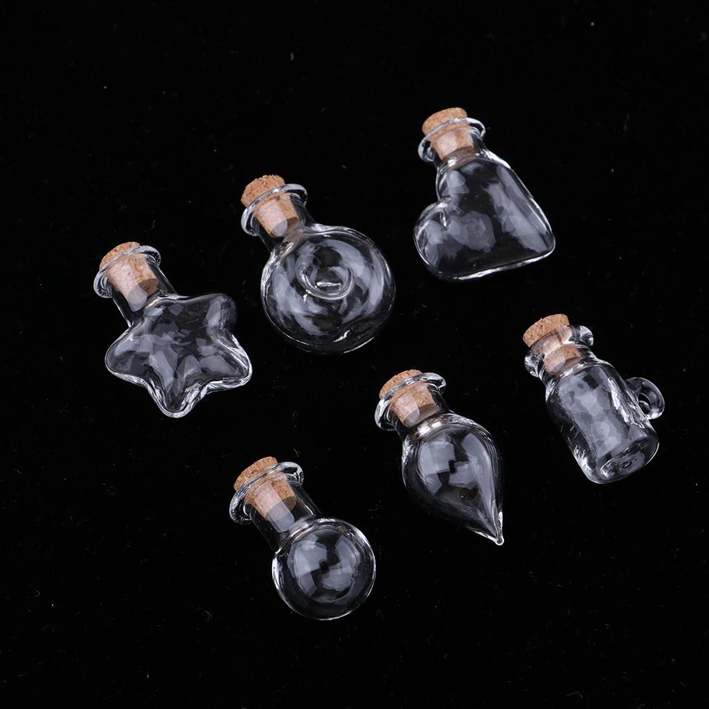 1/12 Dollhouse Miniature Creative Wishing Bottle Desktop Ornament Gifts