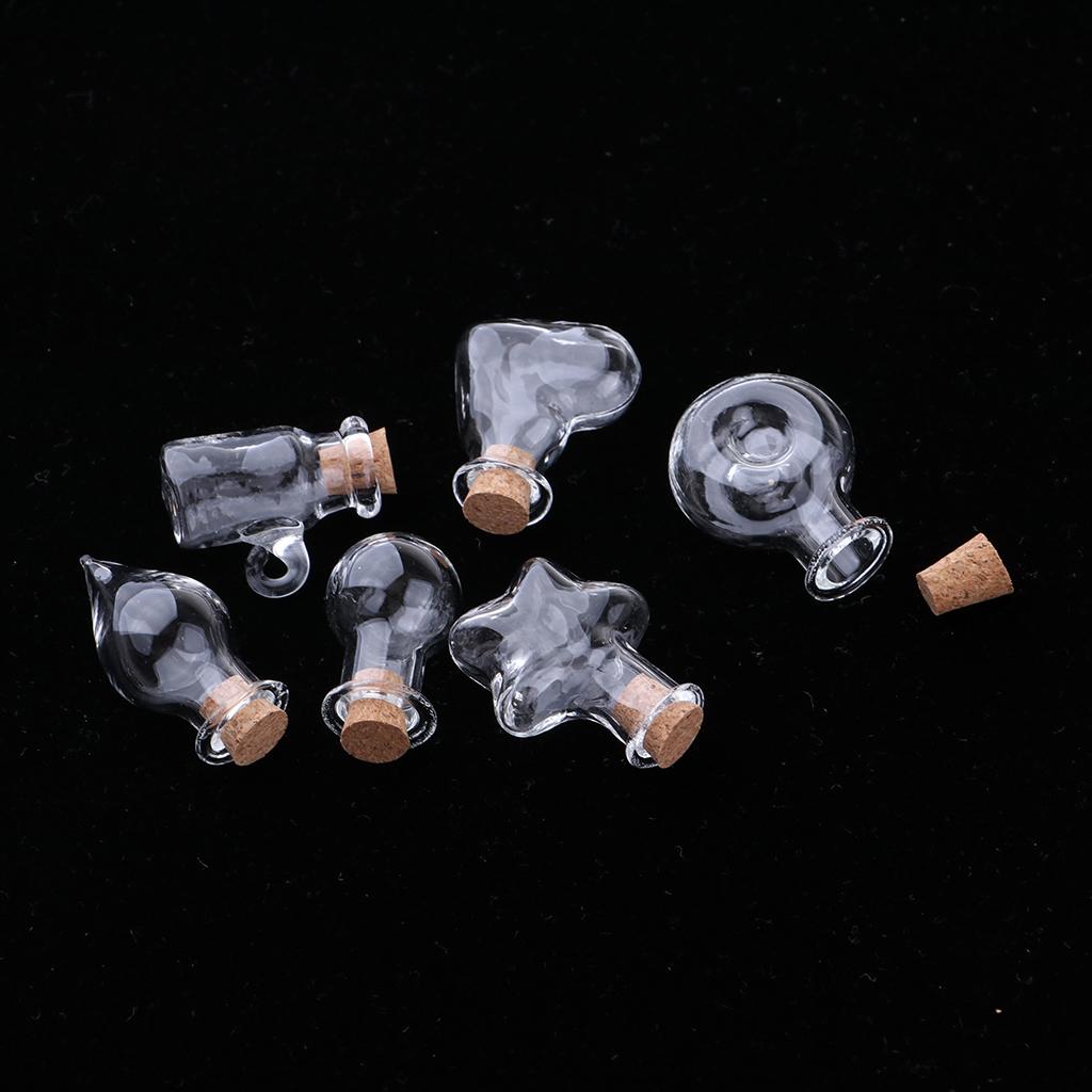 1/12 Dollhouse Miniature Creative Wishing Bottle Desktop Ornament Gifts