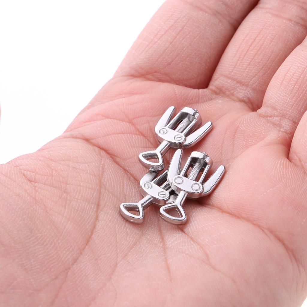 1/12 Dollhouse Kitchen Bar Miniature 3pcs Metal Wine Bottle Opener Corkscrew