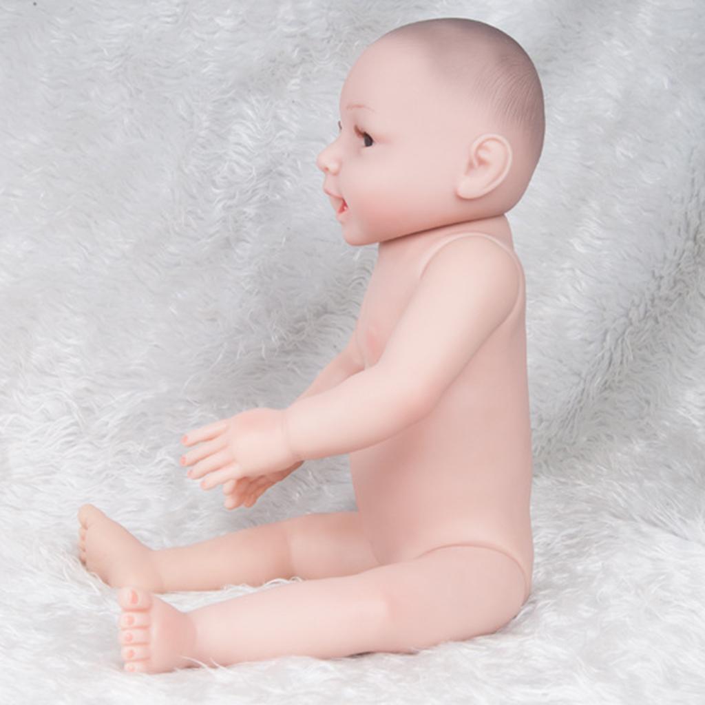 26inch Lovely Realistic Silicone Full Body Reborn Baby Girl Doll Nude Body