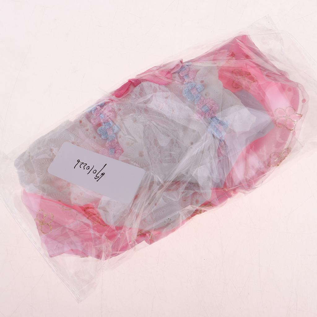 Lovely Floral Short Sleeve Dress for 16inch Salon Dolls Dress Up Accessory