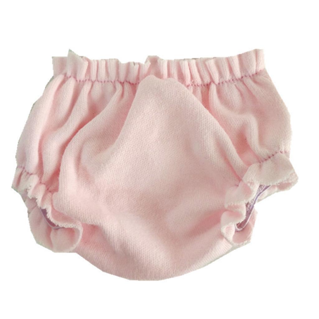 3pcs Cute Braces Dress Briefs Suit Pink for 10-11inch Reborn Doll Accessory