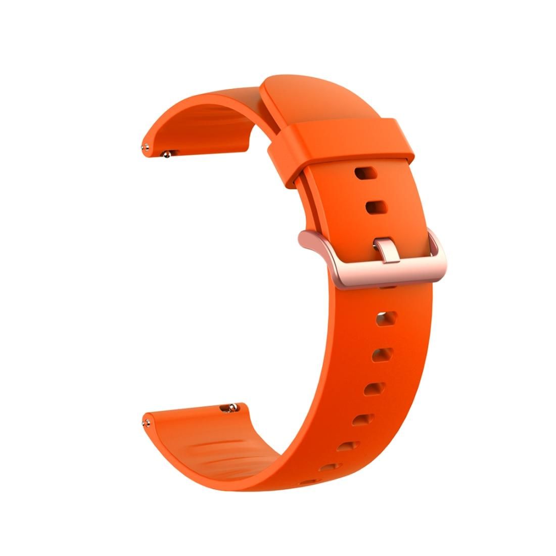 22MM For Xiaomi Watch Color Smart Sports Color Silicone Replacement Strap (Orange)