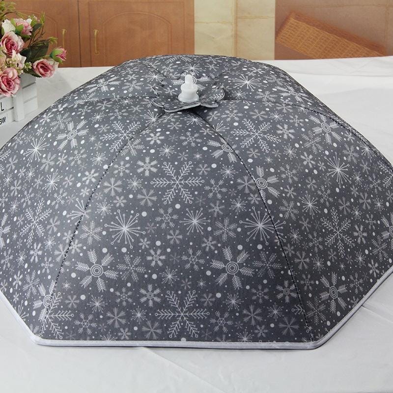 Snowflake Pattern Insulation Rice Cover Restaurant Anti-mosquito & Insect-proof Household Dish Cover