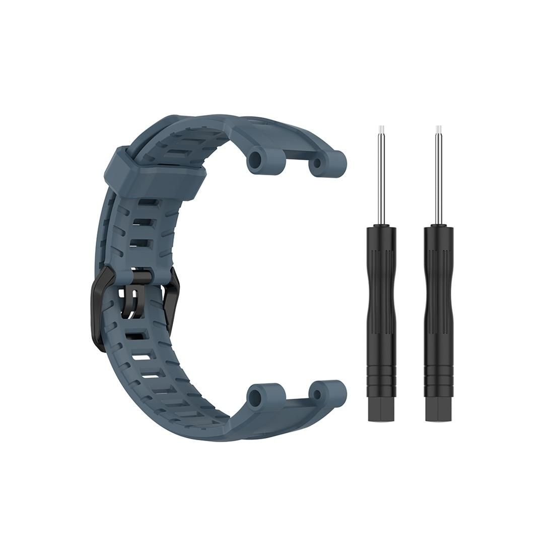 For Huami Amazfit Ares 1908 Silicone Replacement Strap Watchband (Rock Cyan)