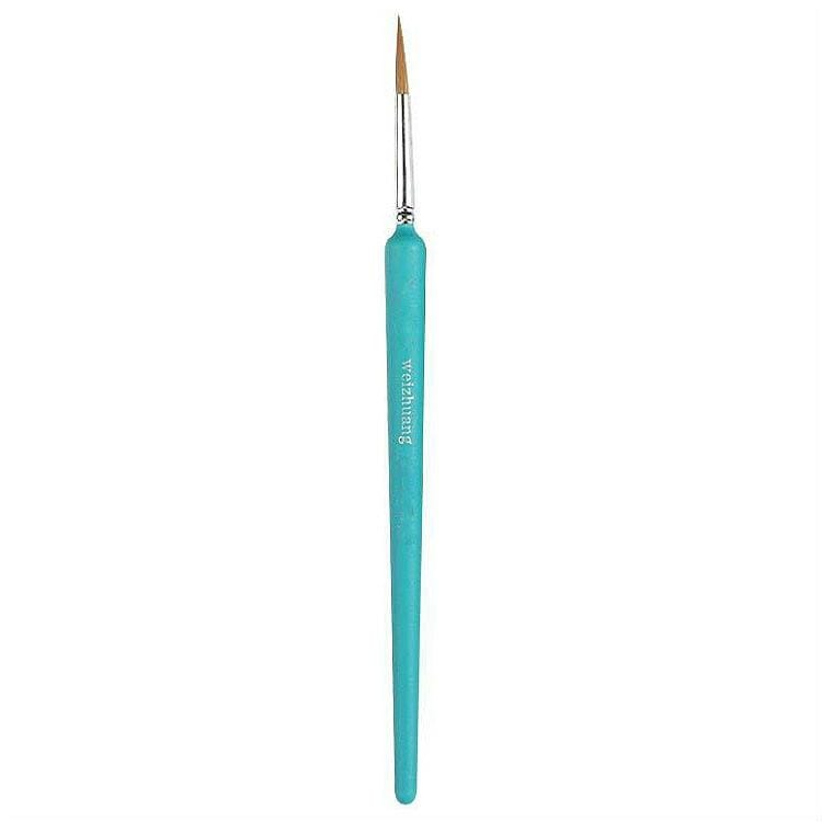 10 PCS 7 WeiZhuang Hook Line Pen Painting Hand-painted Watercolor Wolf Mint Hook Line Pen Painting Stroke Thin Line Brush, Color:Sky Blue