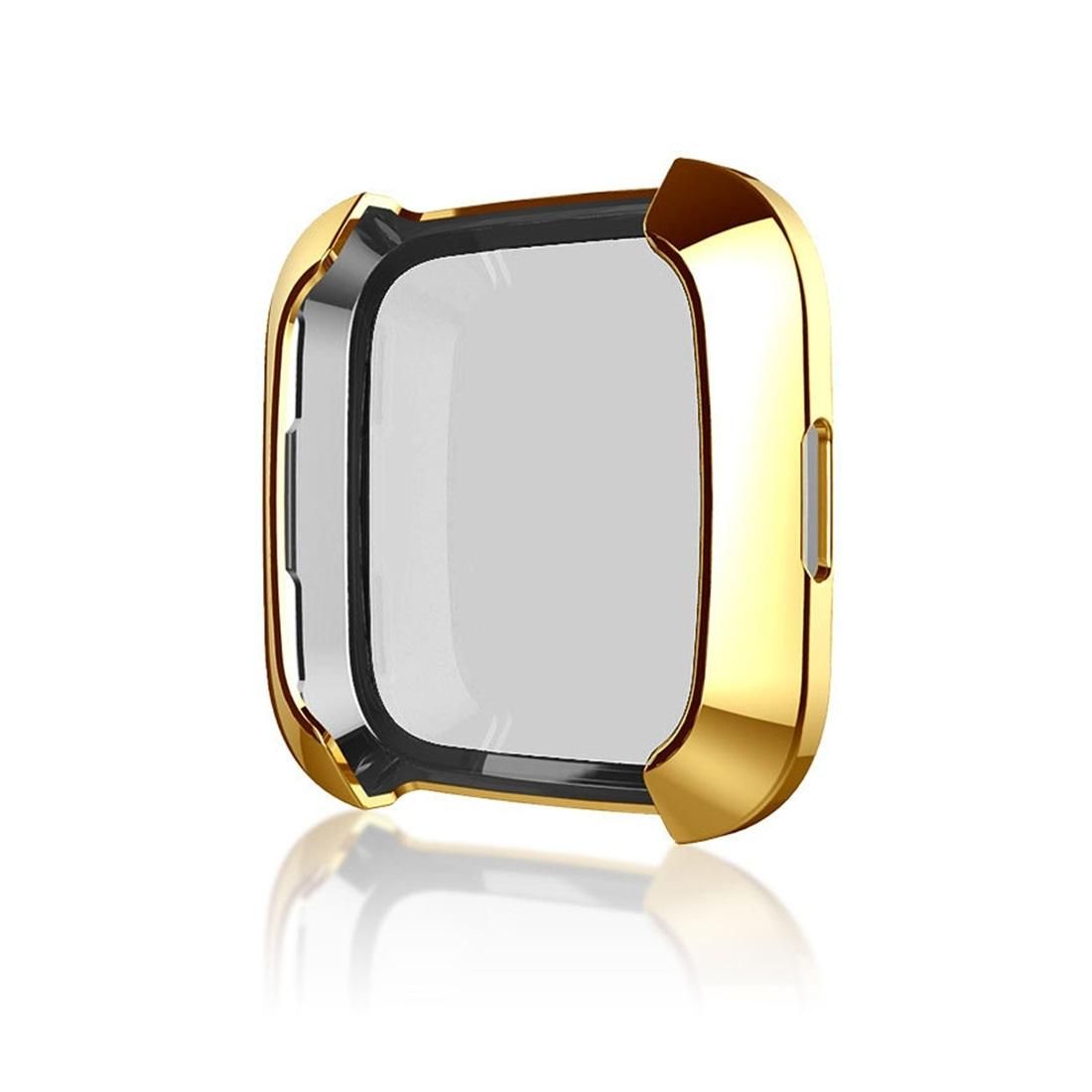 Smart Watch Soft TPU Protective Case for Fitbit Versa (Gold)