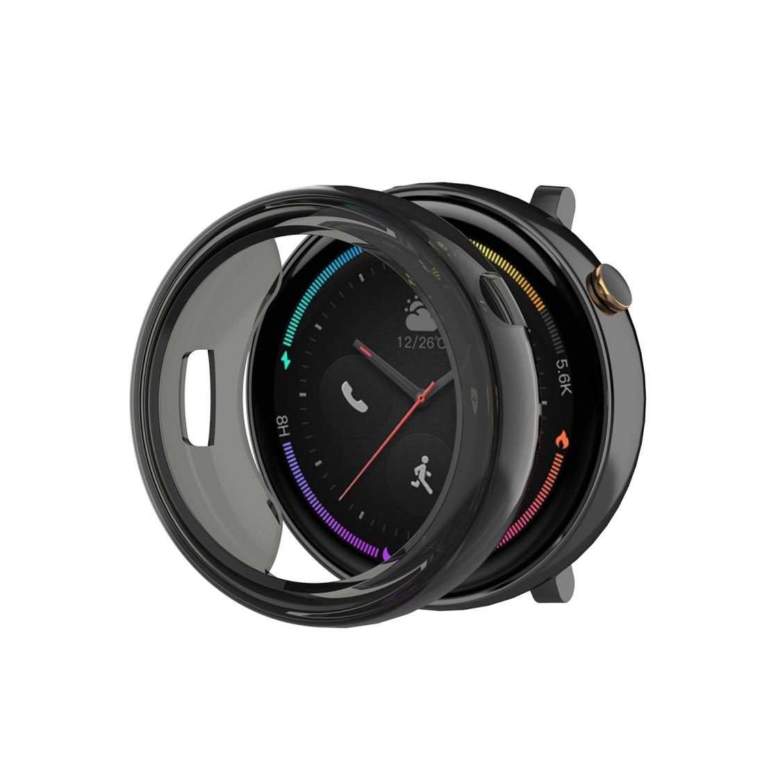 For Amazfit 2 TPU Watch Case (Transparent Black)